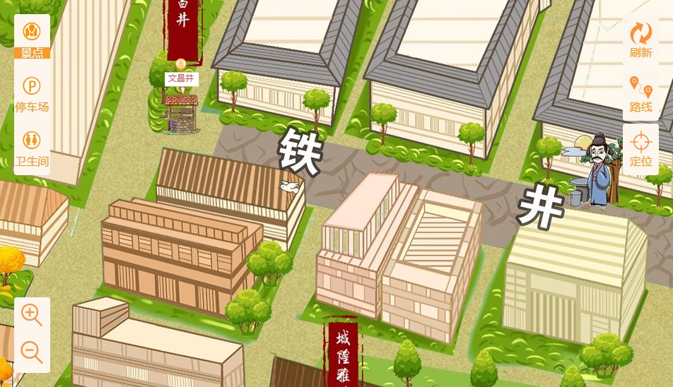 杨市办事处智慧景区：手绘地图与语音导览的完美融合